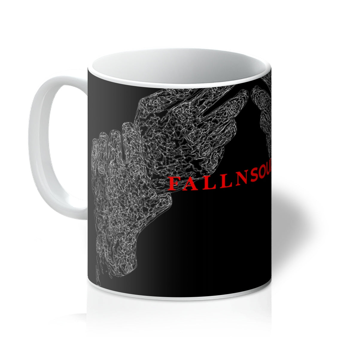 FALLNSOULJA® : HANDS OF POWER | WHITE Mug